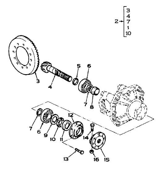 3475575M1 - Фланец выходного вала