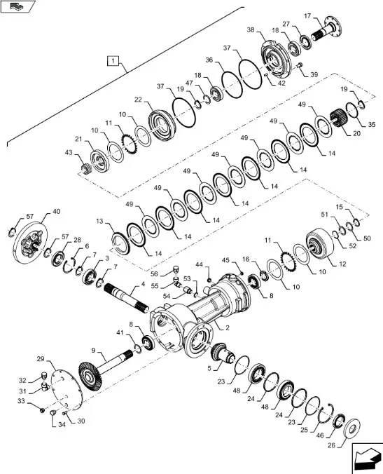 87604477 - набор прокладок