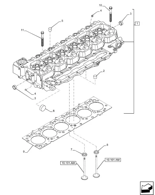 5801418587 - прокладка